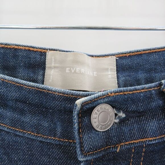 Everlane Womens Size 28 The Ankle Dark Blue Mid Rise Jeans Minimalist Denim - Picture 7 of 14
